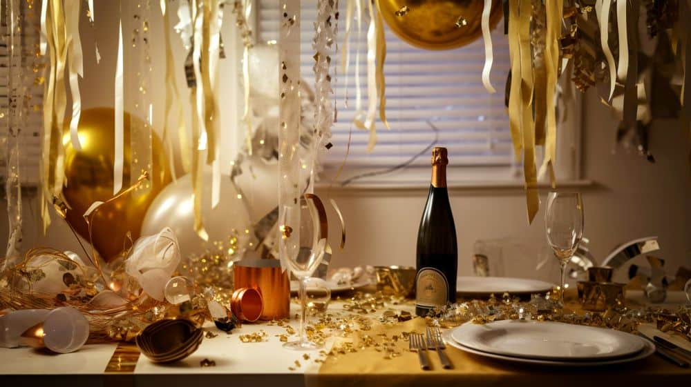 Vea nuestros consejos de decoración sencilla para mesa de Año Nuevo