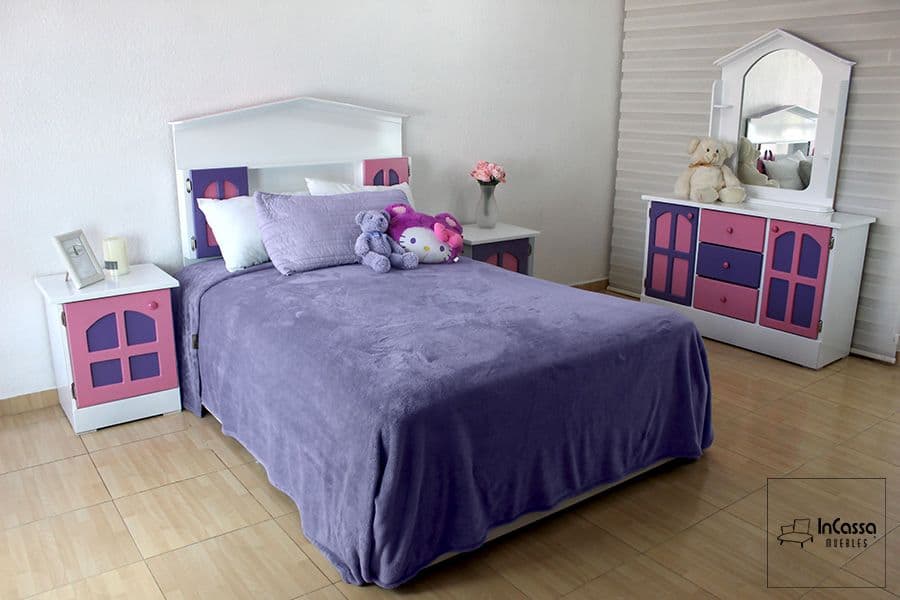 InCassa Muebles Edomex mueblería CDMX Recámara Infantil Modelo ABRIL 1