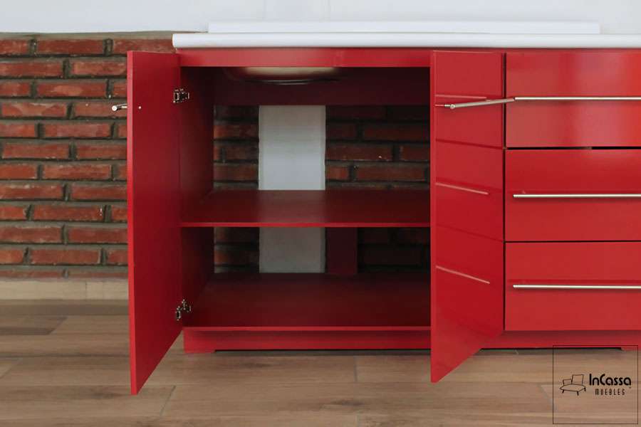 InCassa Muebles Cocina integral ACULCO 2.10m diseñada para ESTUFA 13