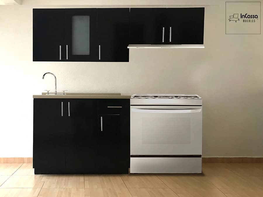 InCassa Muebles Edomex mueblería CDMX Cocina integral AMARANTE 1.90m diseñada para ESTUFA 2