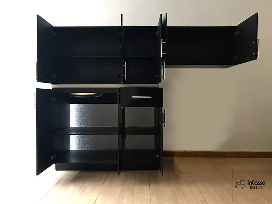 InCassa Muebles Edomex mueblería CDMX Cocina integral AMARANTE 1.90m diseñada para ESTUFA 3