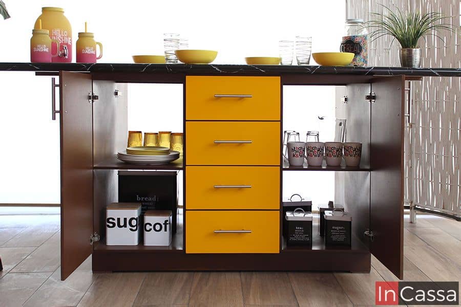 InCassa Muebles Edomex mueblería CDMX Isla Minimalista para Cocina Modelo AMEALCO 11