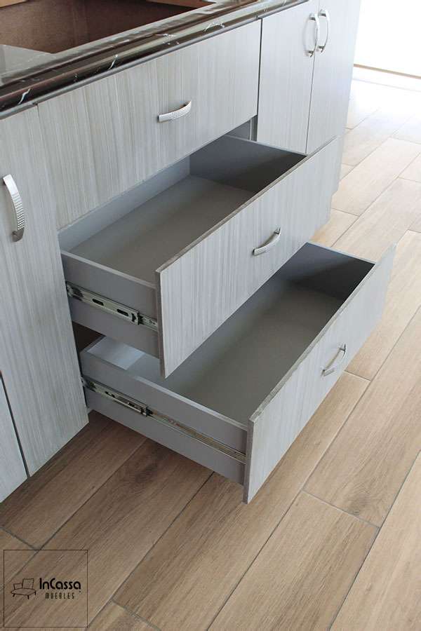 InCassa Muebles Edomex mueblería CDMX Cocina integral AMSTERDAM 2.10m diseñada para PARRILLA 7