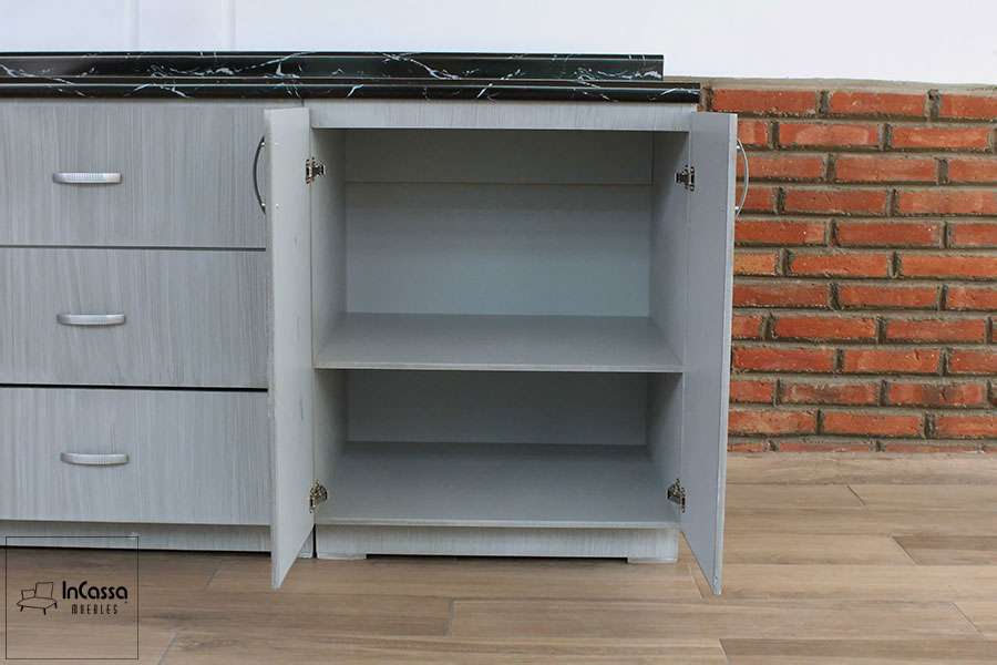 InCassa Muebles Edomex mueblería CDMX Cocina integral AMSTERDAM 2.10m diseñada para PARRILLA 8