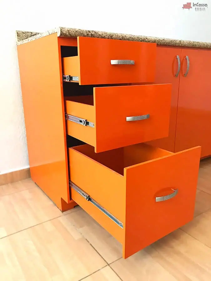 InCassa Muebles Edomex mueblería CDMX Cocina integral ANGOLA 2.10m diseñada para PARRILLA 6