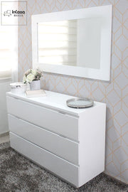 InCassa Muebles Edomex mueblería CDMX Tocador Modelo ÁNTARTIDA 1