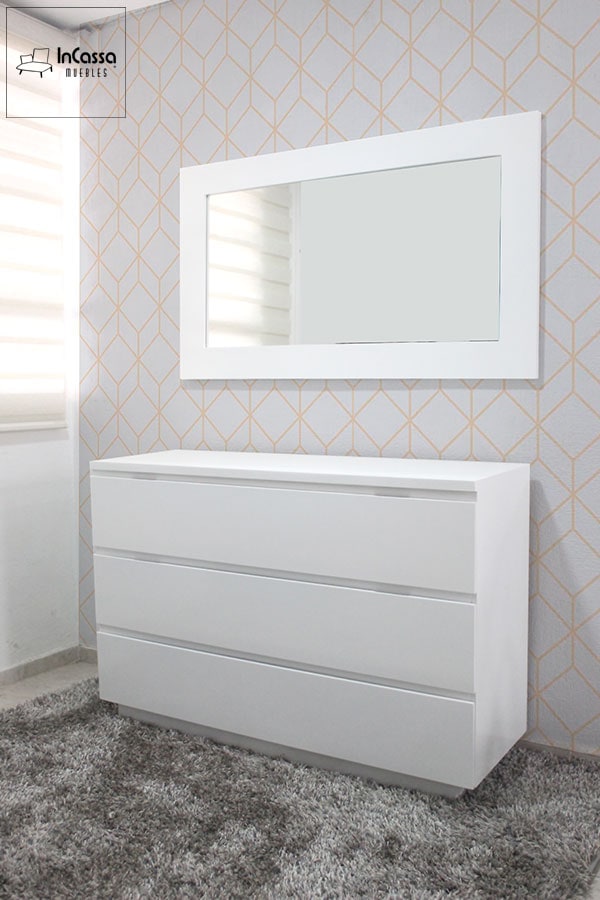 InCassa Muebles Edomex mueblería CDMX Tocador Modelo ÁNTARTIDA 7