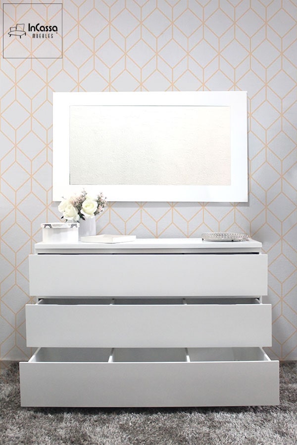 InCassa Muebles Edomex mueblería CDMX Tocador Modelo ÁNTARTIDA 2