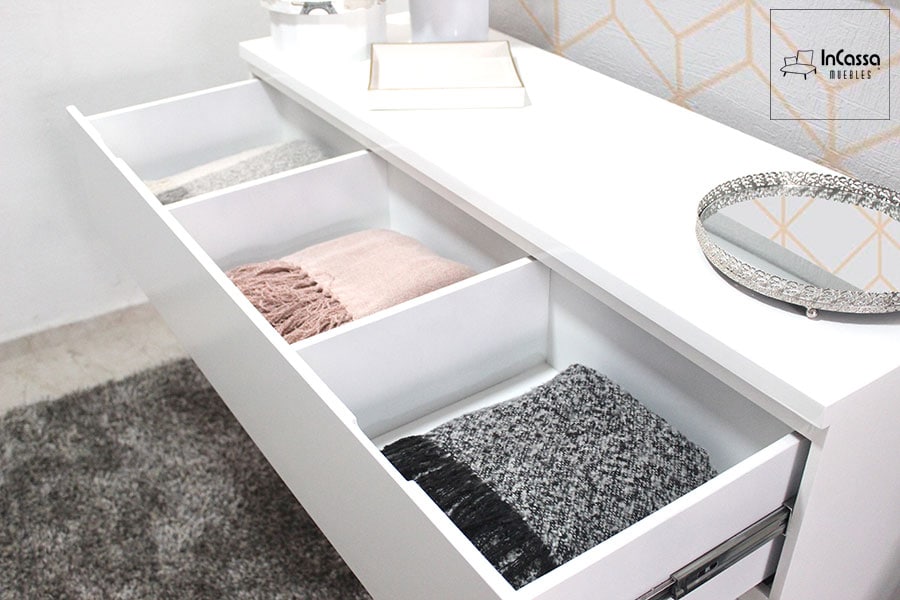 InCassa Muebles Edomex mueblería CDMX Tocador Modelo ÁNTARTIDA 4