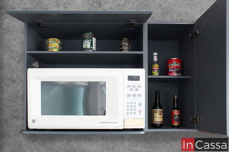 Cocina Integral en ESCUADRA con Isla AQUISMÓN 1.80m x 1.80m