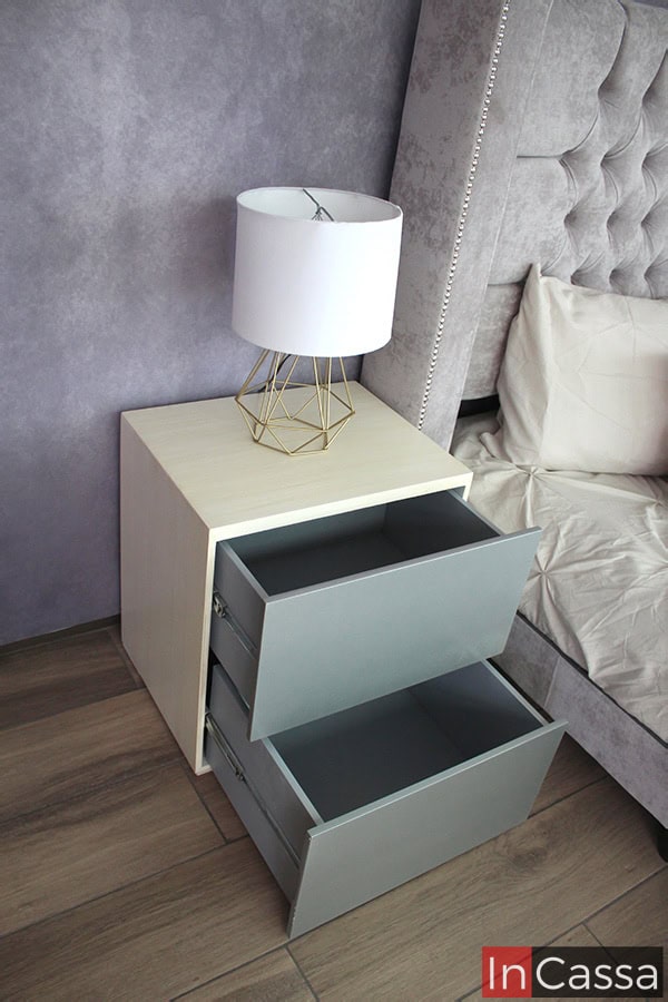 Recámara tapizada Capitonada Modelo AQUISMON King Size