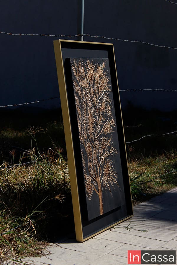 InCassa Muebles Edomex mueblería CDMX Cuadro decorativo Árbol Gold 3