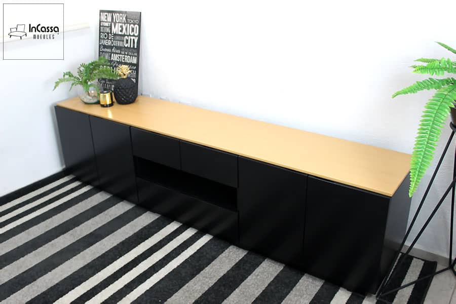 InCassa Muebles Edomex mueblería CDMX Centro de Entretenimiento Modelo AREZZO 3