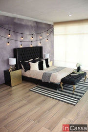 InCassa Muebles Edomex mueblería CDMX Recámara tapizada Capitonada Modelo ARGEL 1