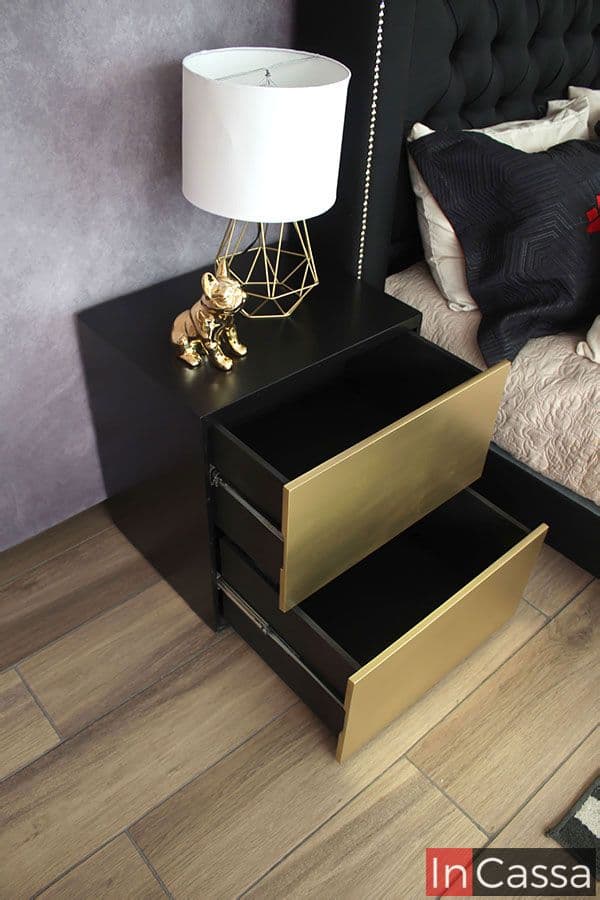 InCassa Muebles Edomex mueblería CDMX Recámara tapizada Capitonada Modelo ARGEL 3