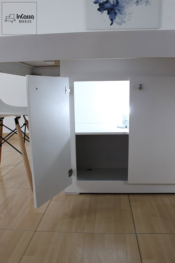 InCassa Muebles Edomex mueblería CDMX Antecomedor Modelo ARGOS con luz 6