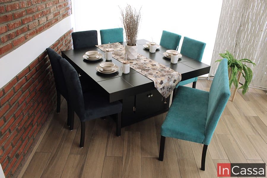 InCassa Muebles Edomex mueblería CDMX Antecomedor Modelo ARUSHA 6