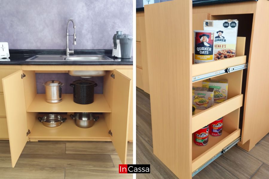Cocina integral ASPEN 2.60m diseñada para PARRILLA