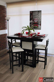 InCassa Muebles Edomex mueblería CDMX Comedor Alto Modelo ATLANTA 1