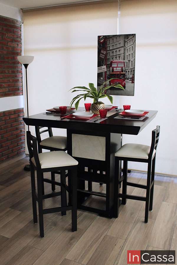 InCassa Muebles Edomex mueblería CDMX Comedor Alto Modelo ATLANTA 1