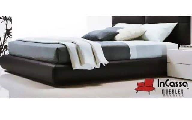 InCassa Muebles Edomex mueblería CDMX Base de Cama Modelo LOUSIANA 1