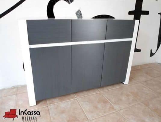 InCassa Muebles Edomex mueblería CDMX Bufetero Minimalista Modelo PUERTO PRINCIPE 7