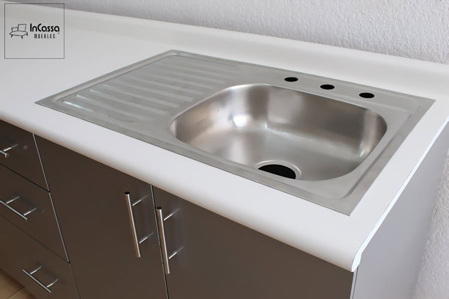 InCassa Muebles Edomex mueblería CDMX Cocina integral BAHAMAS 2.80m diseñada para PARRILLA 8