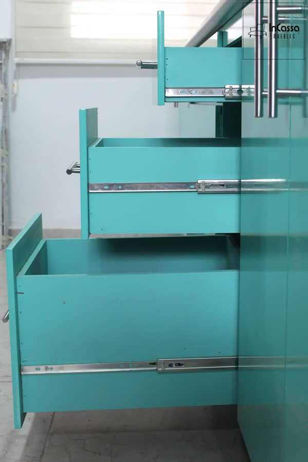 InCassa Muebles Edomex mueblería CDMX Cocina integral BAHAMAS 2.80m diseñada para PARRILLA 5