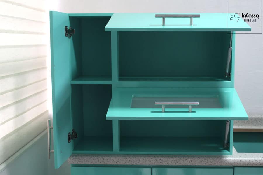 InCassa Muebles Edomex mueblería CDMX Cocina integral BAHAMAS 2.80m diseñada para PARRILLA 2