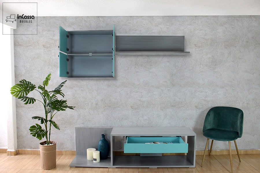 InCassa Muebles Edomex mueblería CDMX Centro de Entretenimiento Modelo BARBERENA 2