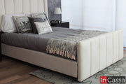 Base de Cama Tapizada Estilo Nube Modelo LOIRA