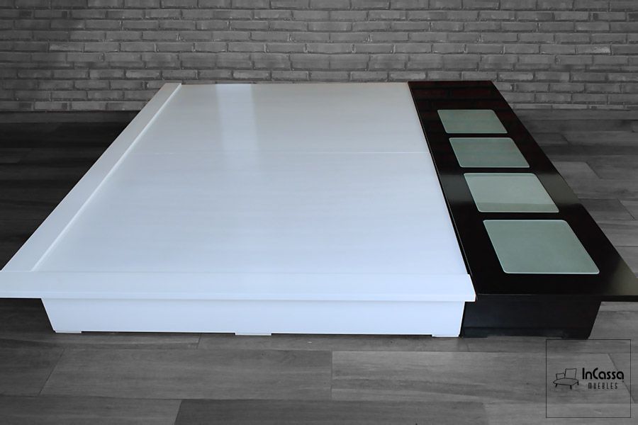InCassa Muebles Edomex mueblería CDMX Base de Cama Modelo QUEVEDO 4