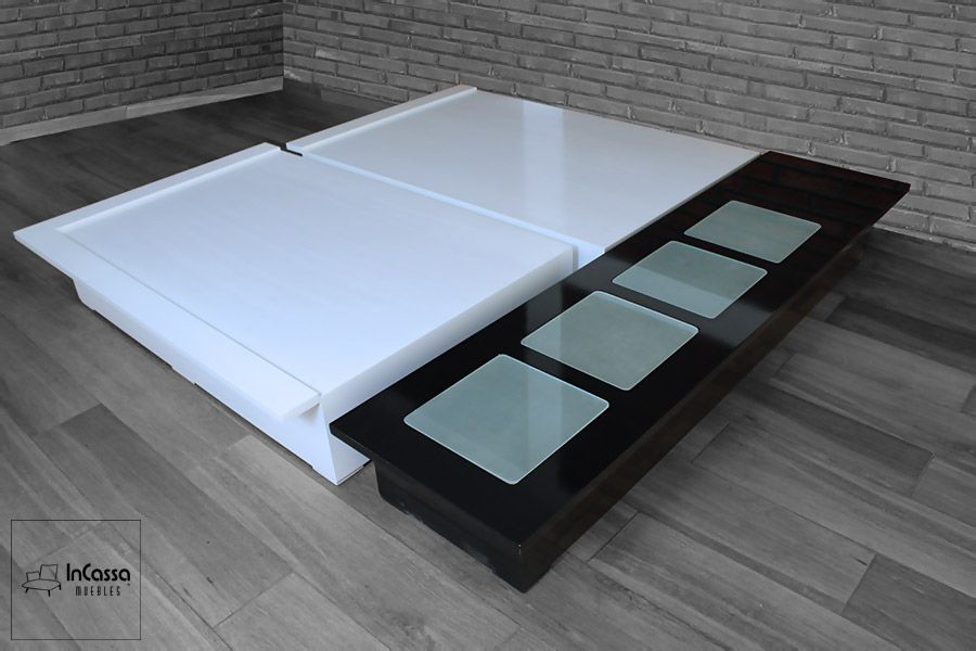 InCassa Muebles Edomex mueblería CDMX Base de Cama Modelo QUEVEDO 5