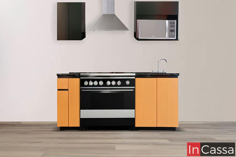 Cocina integral BENIN 2.10m diseñada para ESTUFA