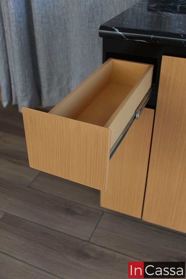 Cocina integral BENIN 2.10m diseñada para ESTUFA