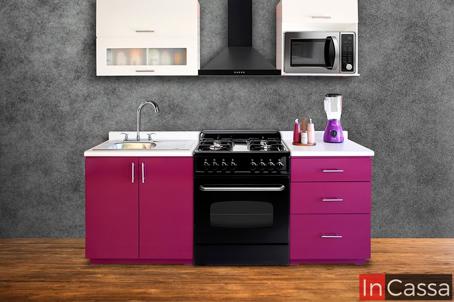 Cocina integral BERLIN 2.10m diseñada para ESTUFA