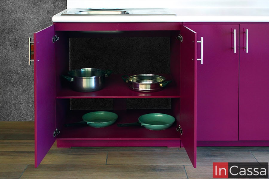 Cocina integral BERLIN 2.10m diseñada para PARRILLA