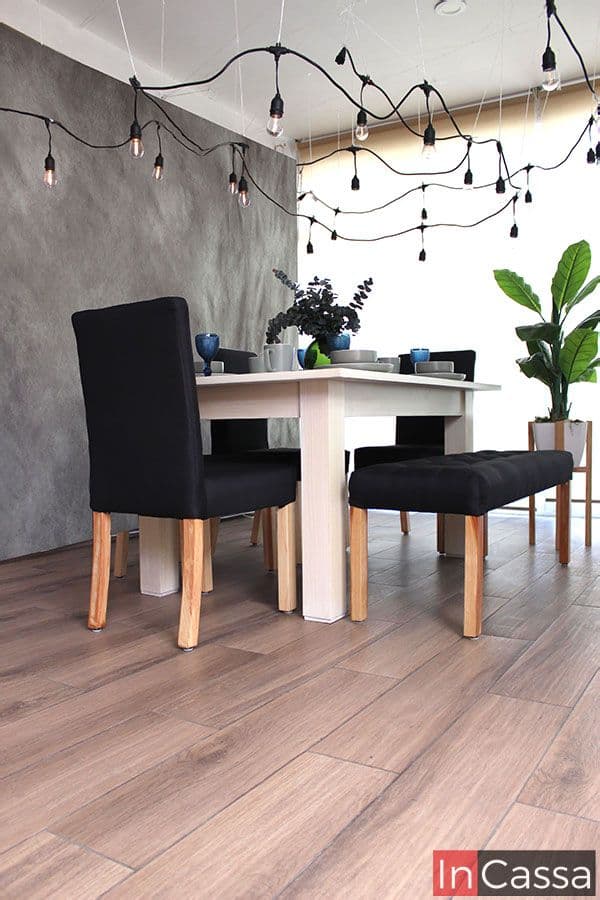 InCassa Muebles Edomex mueblería CDMX Comedor con banca Modelo BISÁU 3