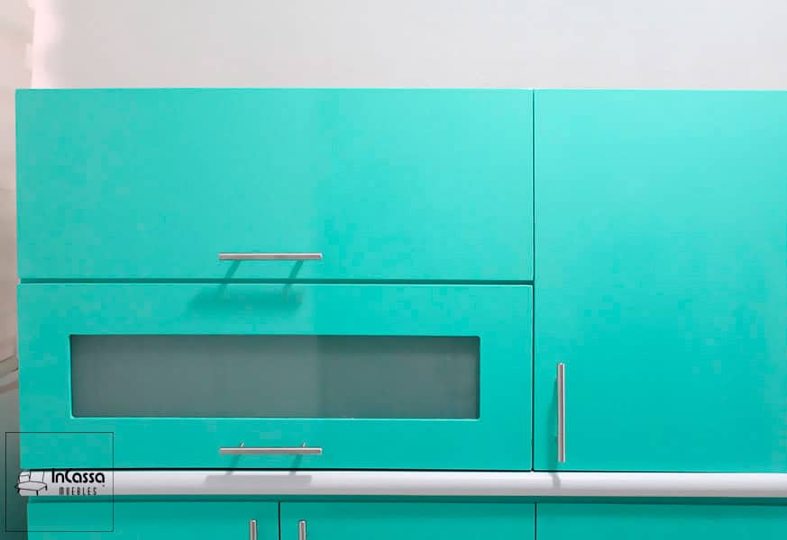 InCassa Muebles Edomex mueblería CDMX Cocina integral BOGOTÁ 2.40m diseñada para ESTUFA 3