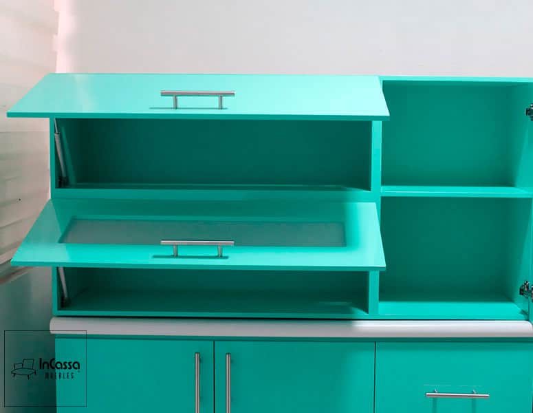 InCassa Muebles Edomex mueblería CDMX Cocina integral BOGOTÁ 2.40m diseñada para ESTUFA 4