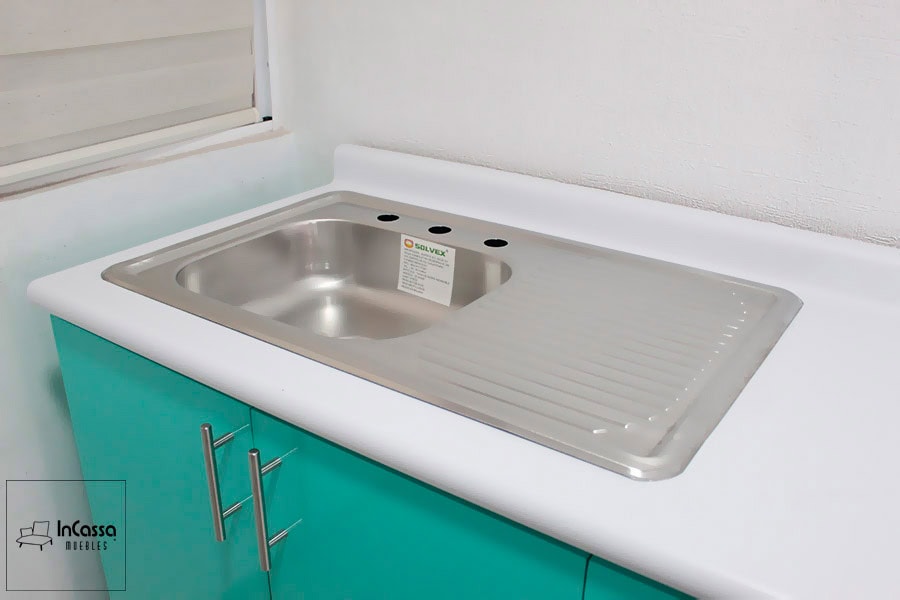 InCassa Muebles Edomex mueblería CDMX Cocina integral BOGOTÁ 2.40m diseñada para ESTUFA 2