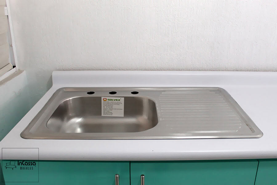 InCassa Muebles Edomex mueblería CDMX Cocina integral BOGOTÁ 2.40m diseñada para PARRILLA 3