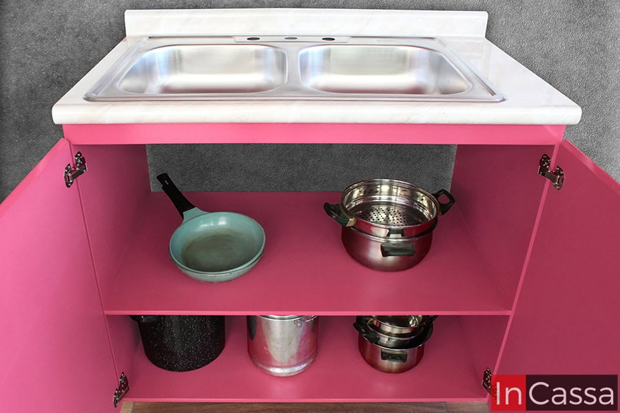 Cocina integral BRAGANZA 2.20m diseñada para ESTUFA