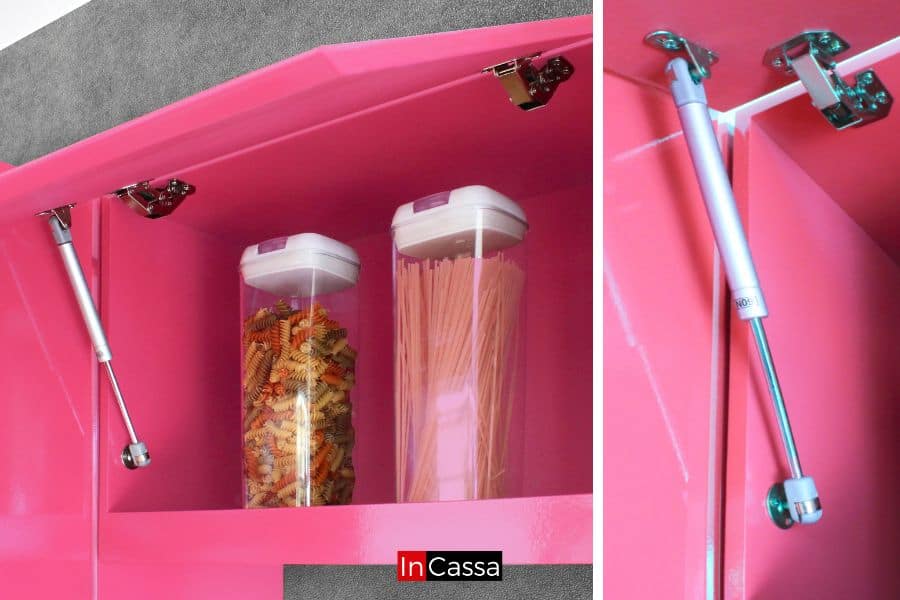 Cocina integral BRAGANZA 2.20m diseñada para PARRILLA