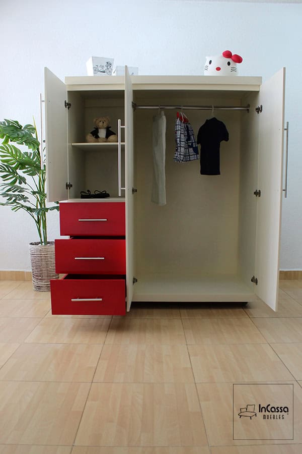 InCassa Muebles Edomex mueblería CDMX Guardarropa Modelo BRISTOL 3