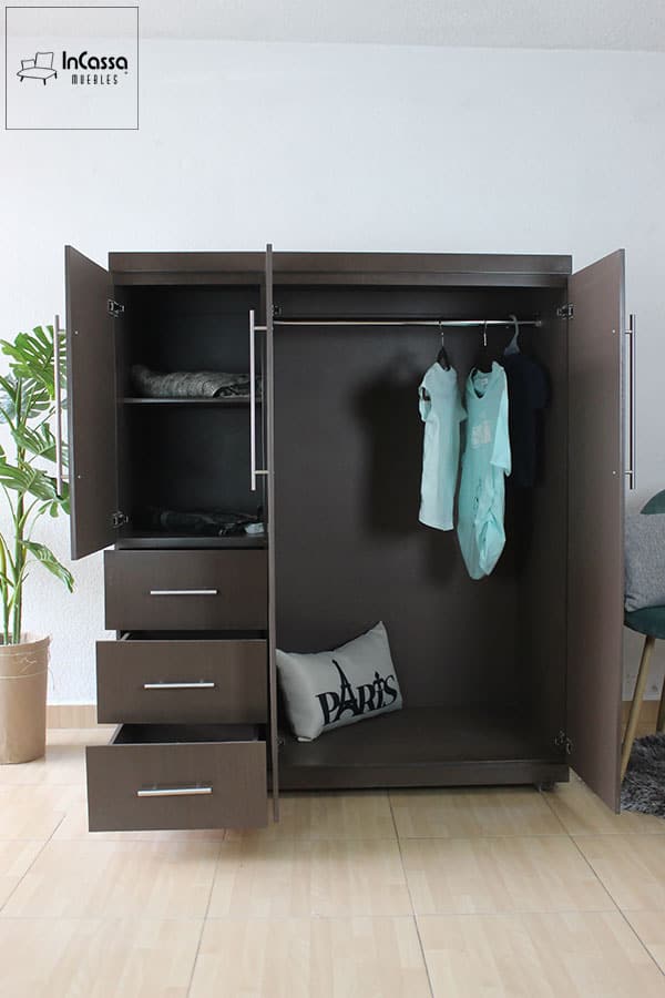 InCassa Muebles Edomex mueblería CDMX Guardarropa Modelo BRISTOL 7