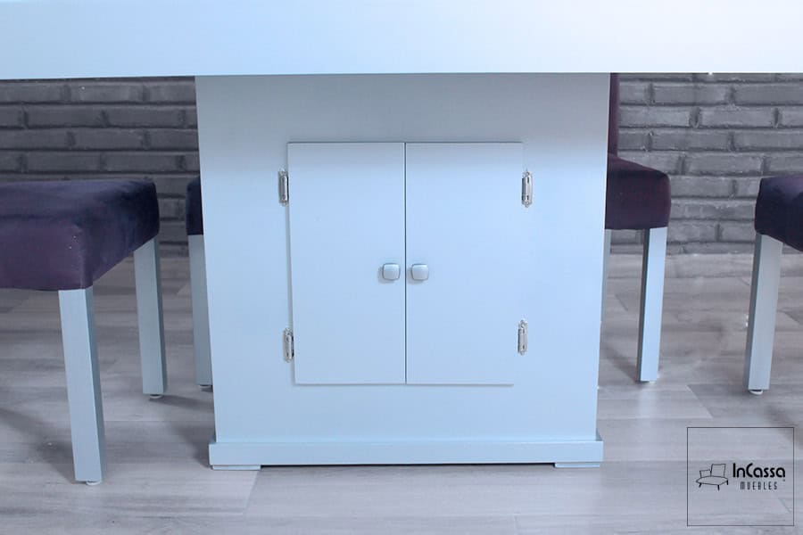 InCassa Muebles Edomex mueblería CDMX Comedor con luz Modelo BUSAN 3