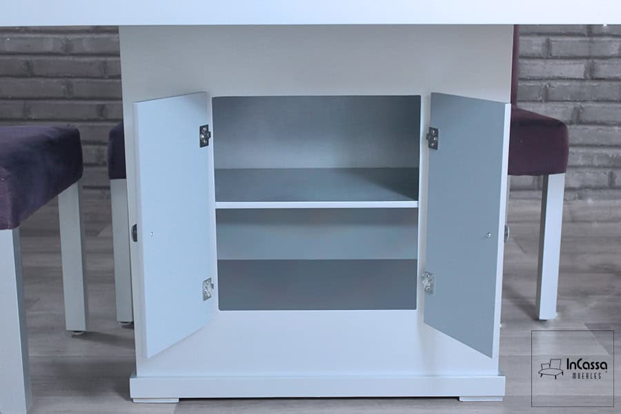 InCassa Muebles Edomex mueblería CDMX Comedor con luz Modelo BUSAN 4