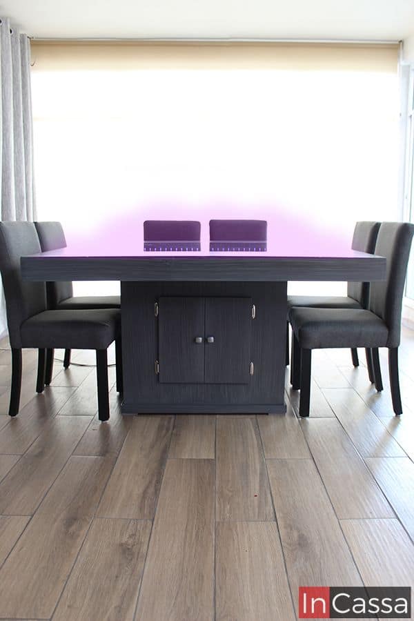 InCassa Muebles Edomex mueblería CDMX Comedor con luz Modelo BUSAN 7