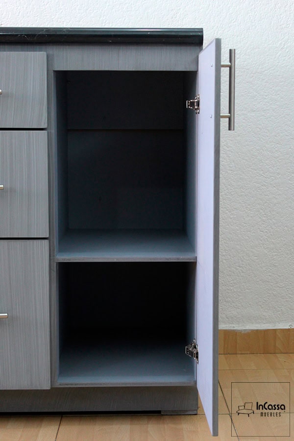 InCassa Muebles Edomex mueblería CDMX Cocina integral CANNES 2.40m diseñada para PARRILLA 8